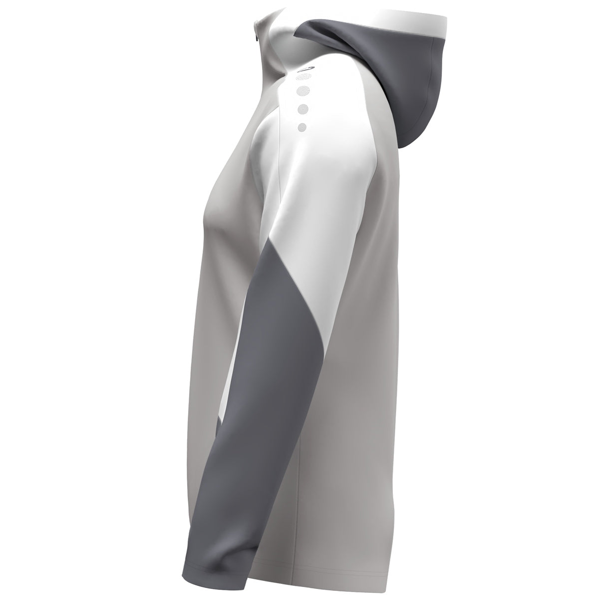 JAKO Kapuzenjacke Dynamic Damen (hellgrau/weiß/grau)
