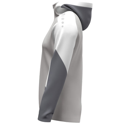 JAKO Kapuzenjacke Dynamic Damen (hellgrau/weiß/grau)