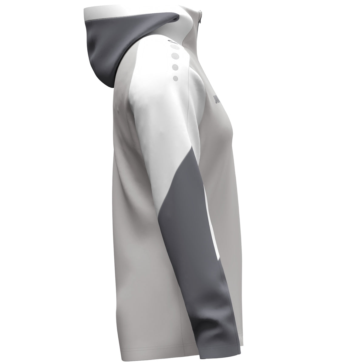 JAKO Kapuzenjacke Dynamic Damen (hellgrau/weiß/grau)