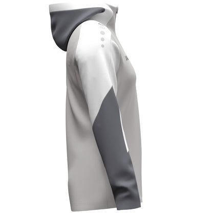 JAKO Kapuzenjacke Dynamic Damen (hellgrau/weiß/grau)