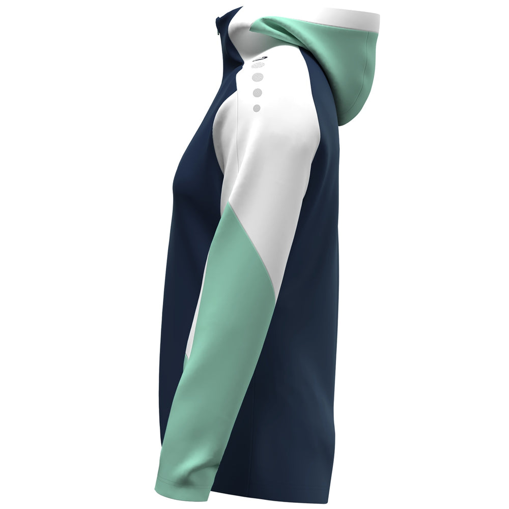 JAKO Kapuzenjacke Dynamic Damen (marine/weiß/minze)