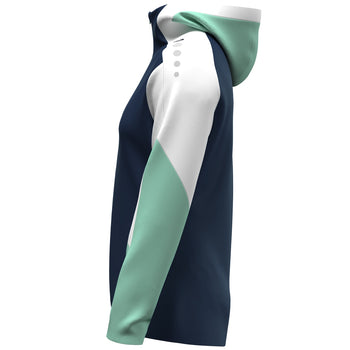 JAKO Kapuzenjacke Dynamic Damen (marine/weiß/minze)