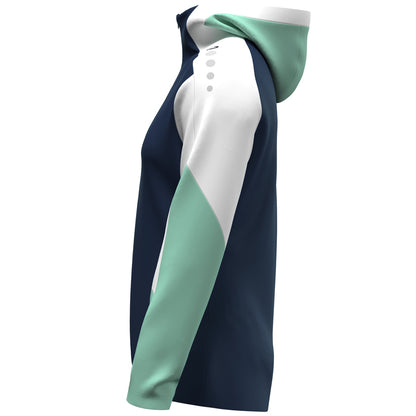 JAKO Kapuzenjacke Dynamic Damen (marine/weiß/minze)
