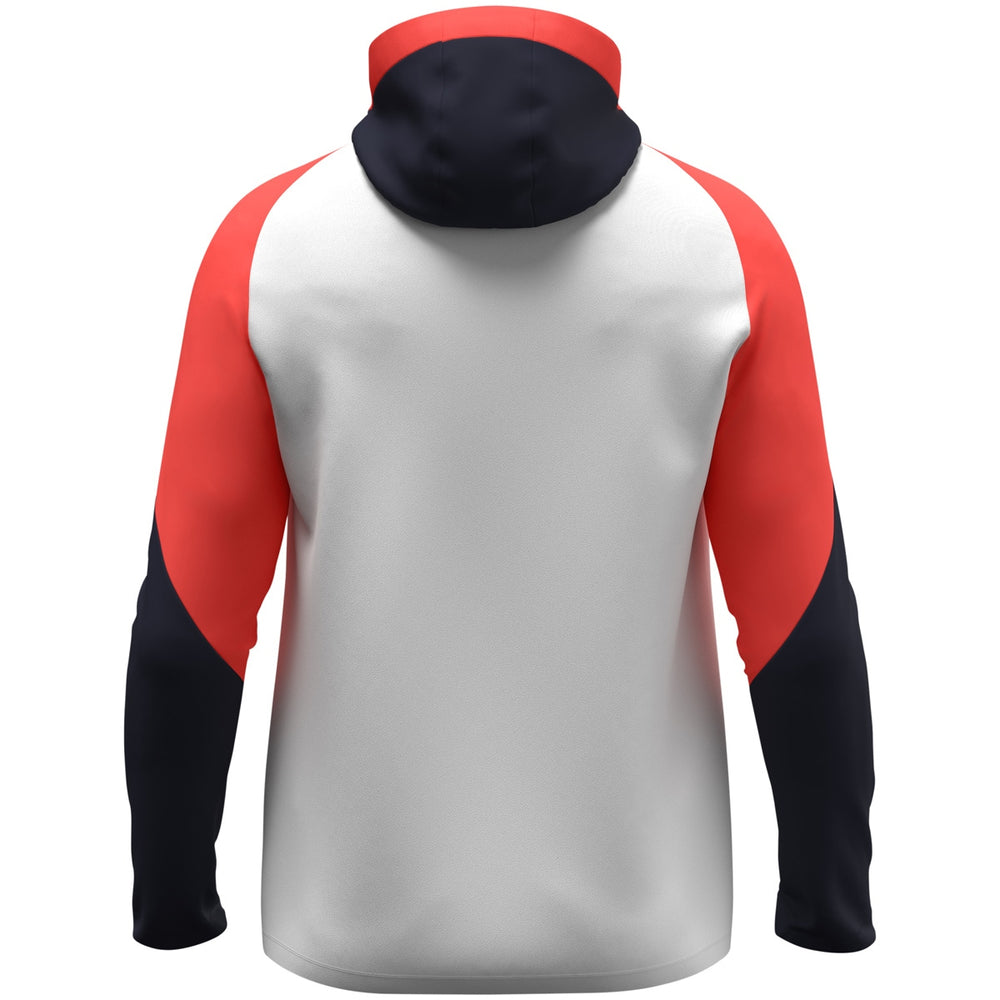 JAKO Kapuzenjacke Dynamic (weiß/coral/marine)