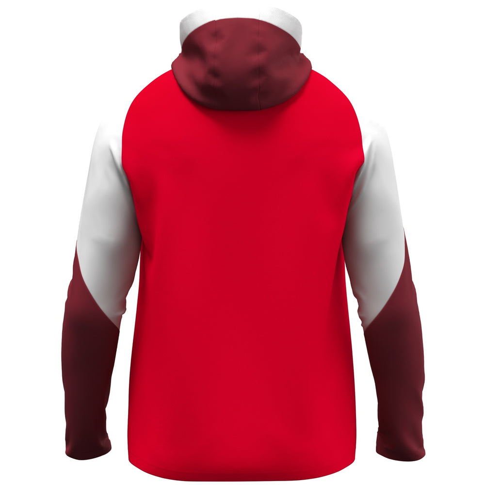 JAKO Kapuzenjacke Dynamic (rot/weiß/dunkelrot)