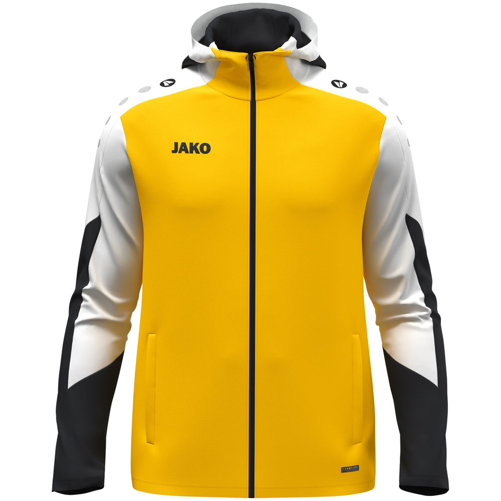JAKO Kapuzenjacke Dynamic (gelb/weiß/schwarz)