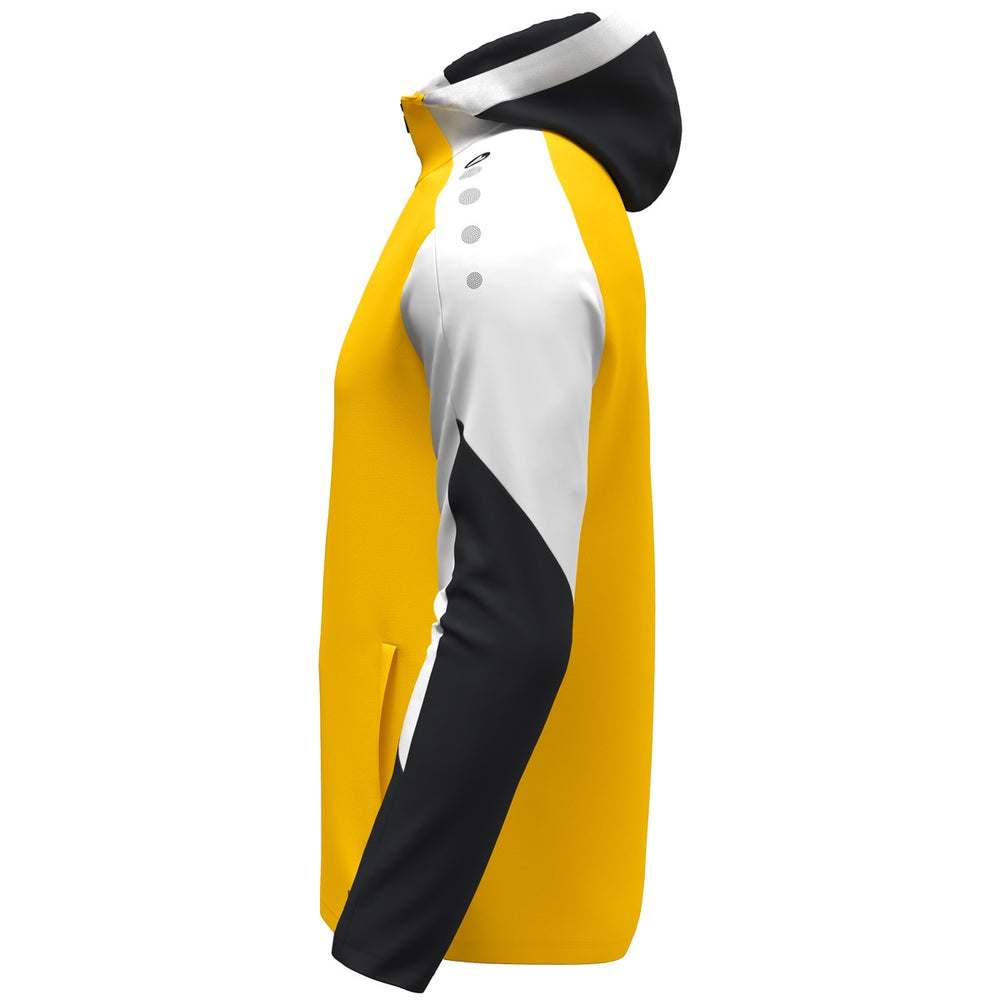 JAKO Kapuzenjacke Dynamic (gelb/weiß/schwarz)