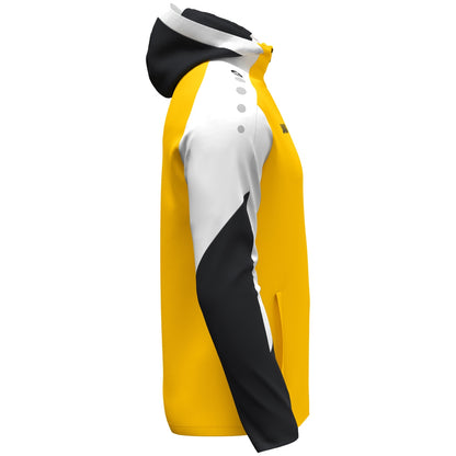 JAKO Kapuzenjacke Dynamic (gelb/weiß/schwarz)