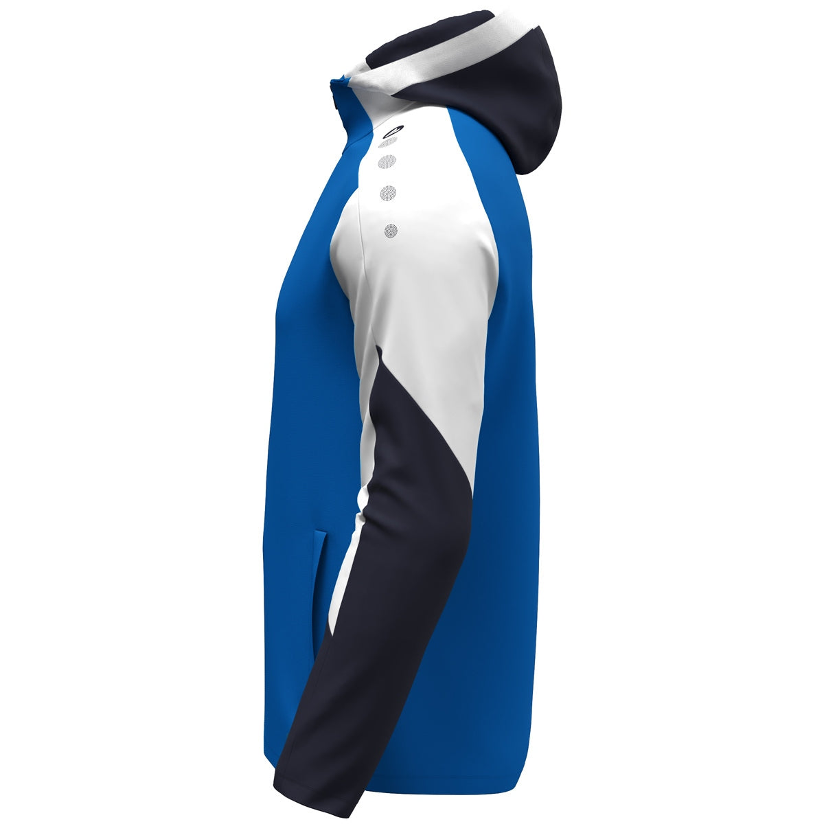 JAKO Kapuzenjacke Dynamic (royal/weiß/marine)