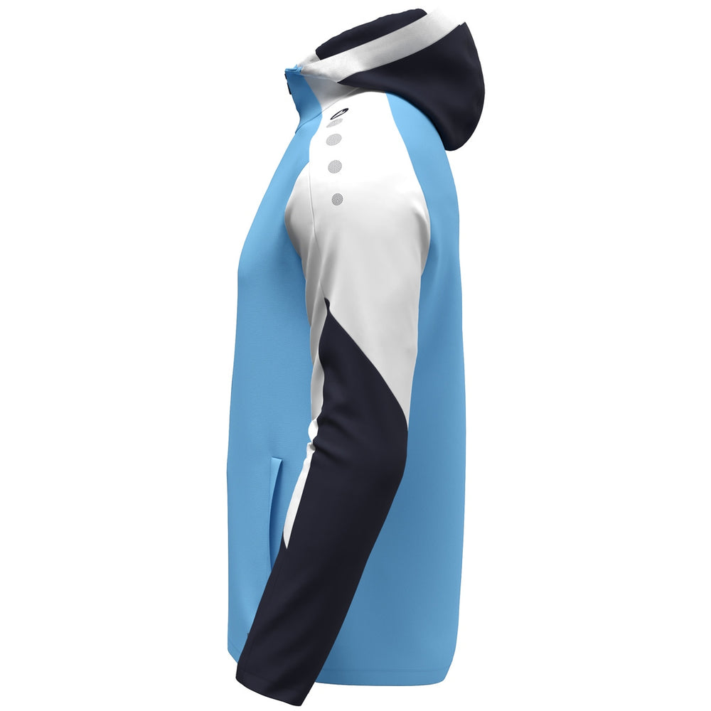 JAKO Kapuzenjacke Dynamic (skyblue/weiß/marine)
