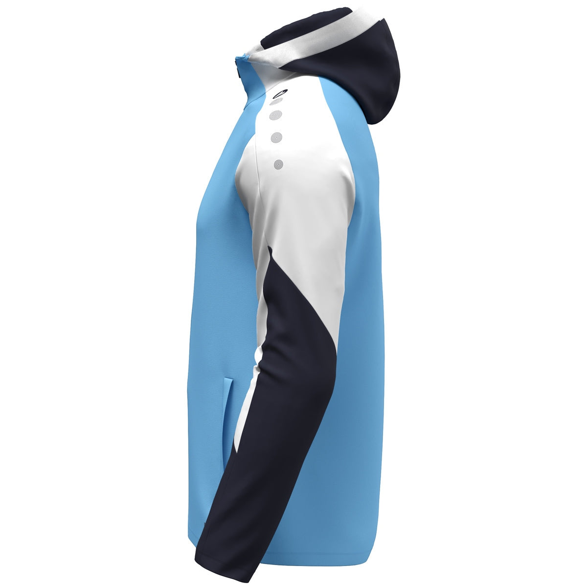JAKO Kapuzenjacke Dynamic (skyblue/weiß/marine)