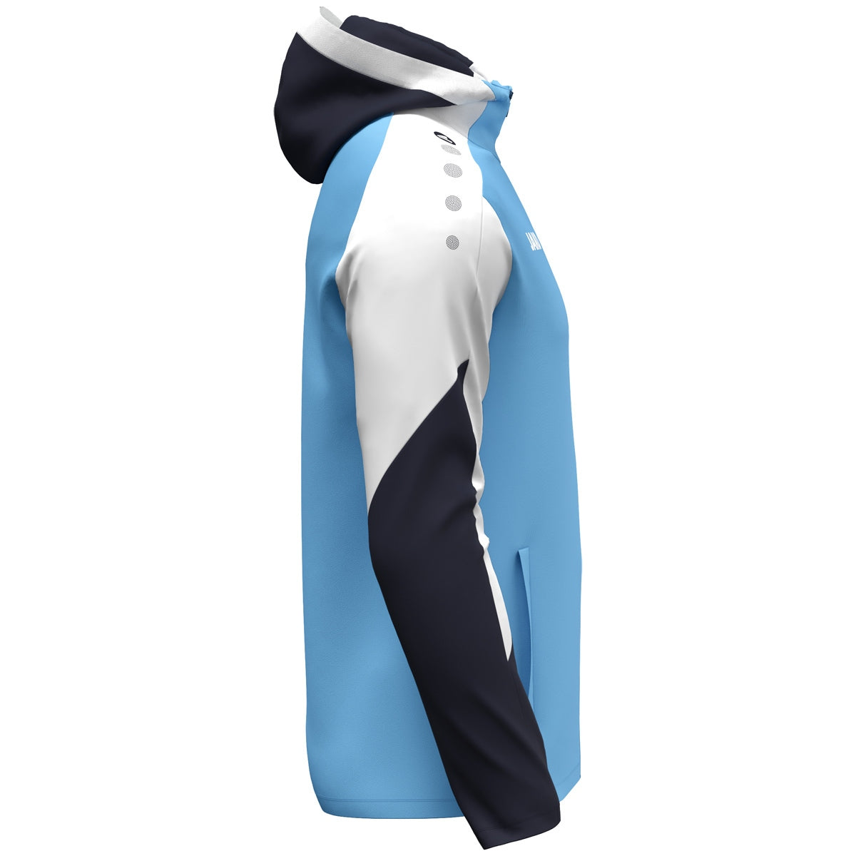 JAKO Kapuzenjacke Dynamic (skyblue/weiß/marine)