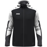 JAKO Kapuzenjacke Dynamic (schwarz/weiß/anthrazit)