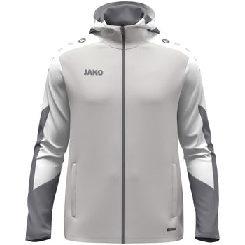 JAKO Kapuzenjacke Dynamic Kinder Grau