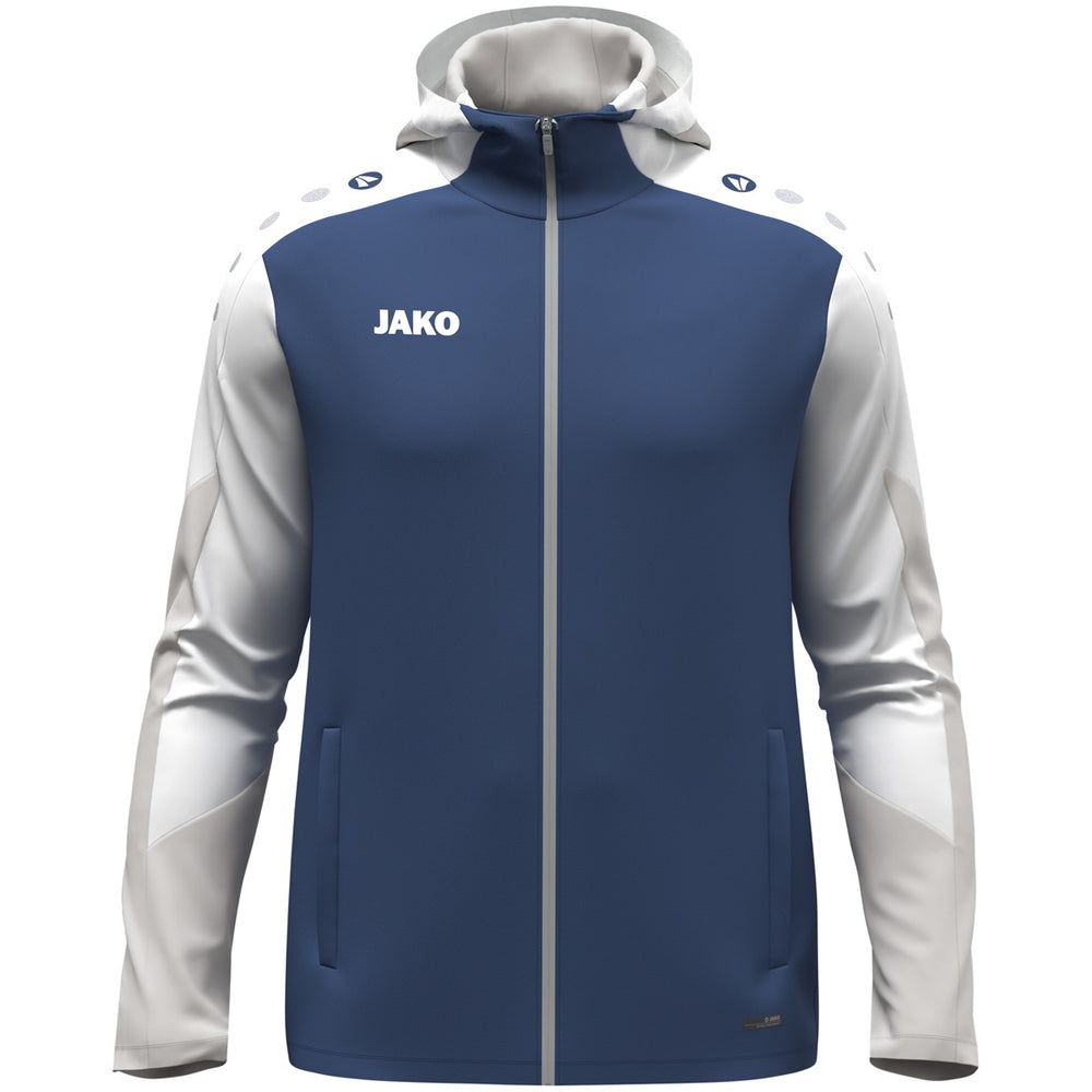 JAKO Kapuzenjacke Dynamic (nachtblau/weiß/hellgrau)