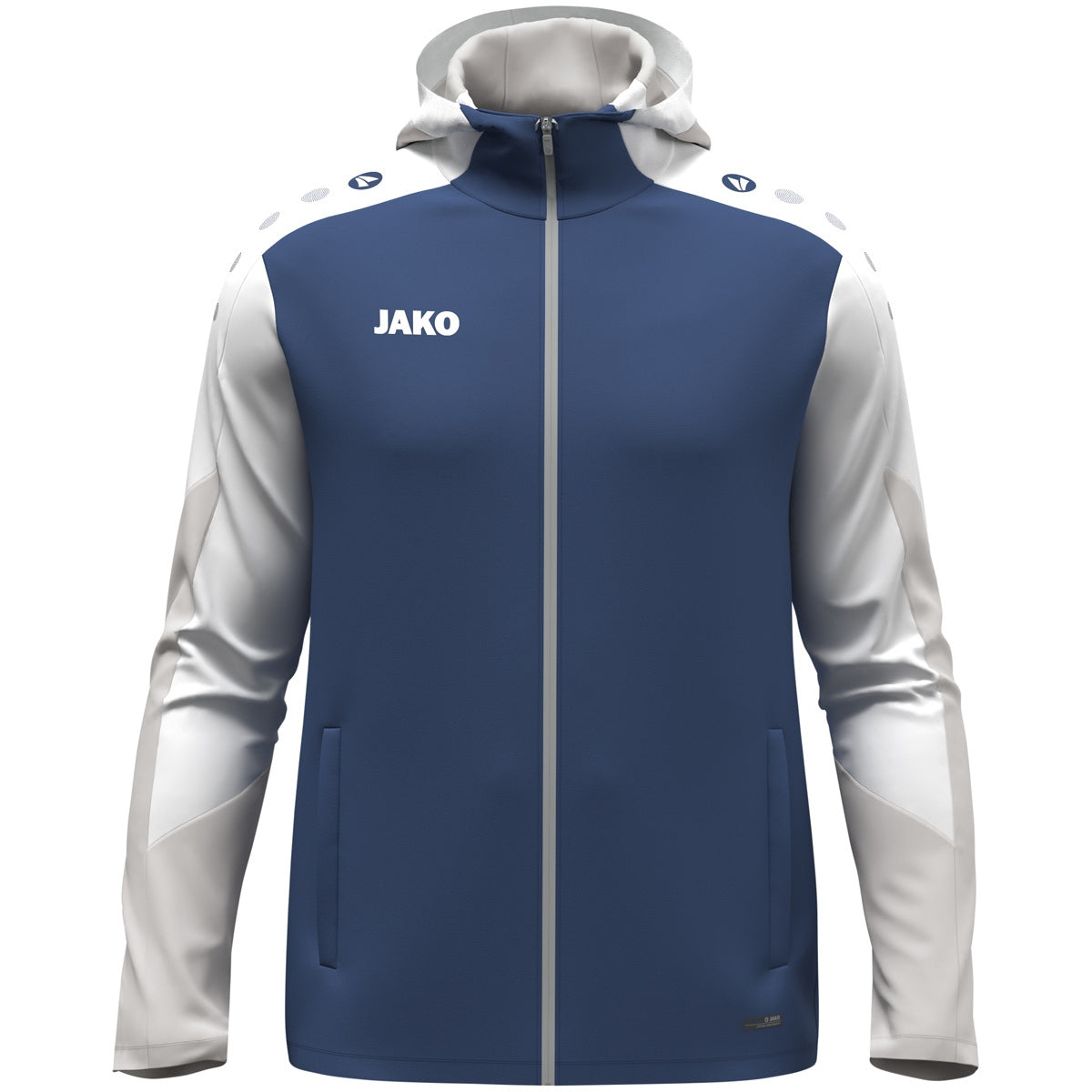 JAKO Kapuzenjacke Dynamic (nachtblau/weiß/hellgrau)