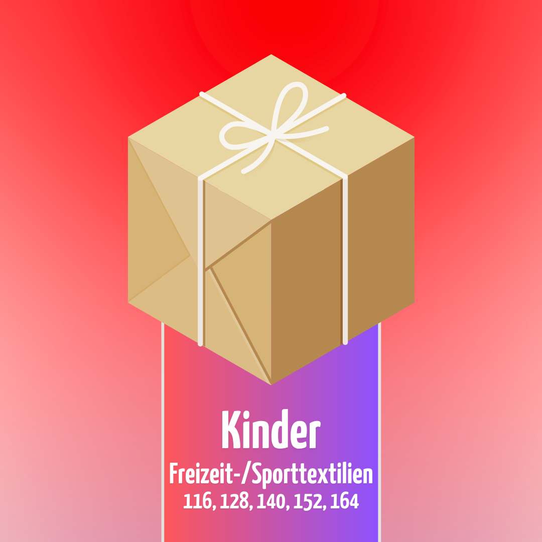 🎁 MYSTERY BOX für Kinder: 5 Sport-Textilien