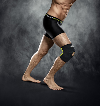 SELECT Kniebandage mit Kniescheibenstütze Unisex Schwarz