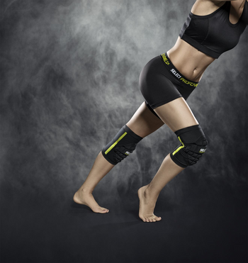 SELECT Kniebandage Handball Kinder Kind Schwarz