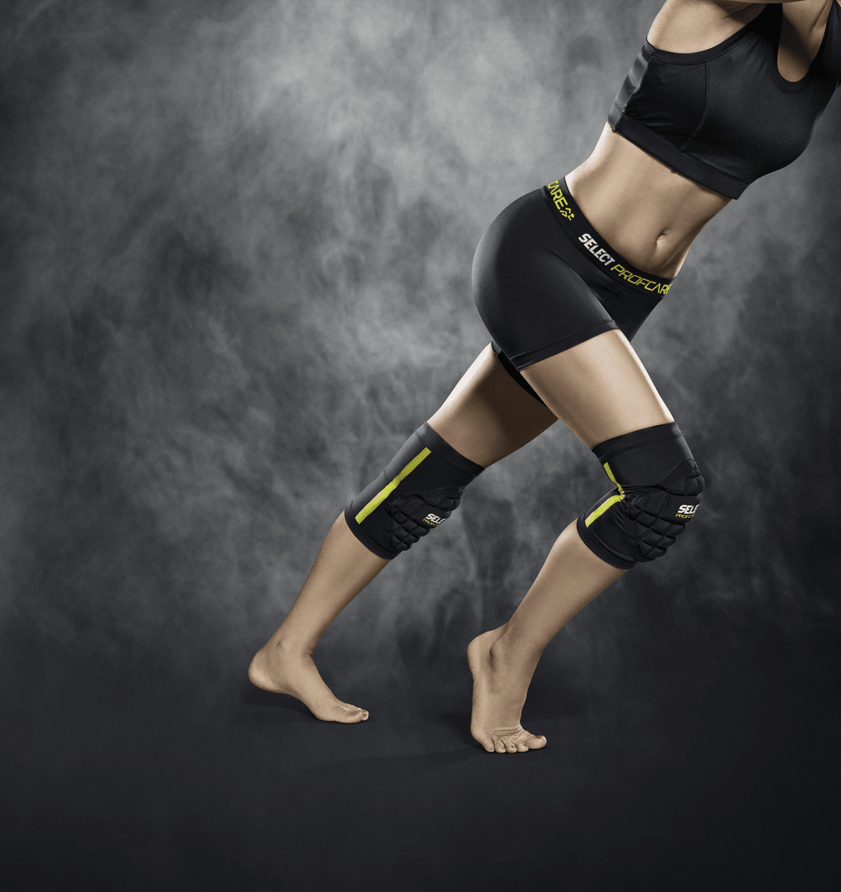 SELECT Kniebandage Handball Kinder v24 (schwarz)