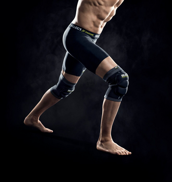 SELECT Elastische Kniebandage mit Polster Unisex Schwarz