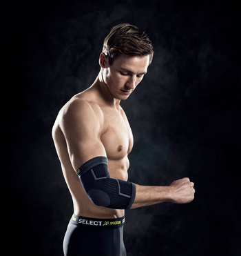 SELECT Elastische Ellenbogenbandage Unisex Schwarz