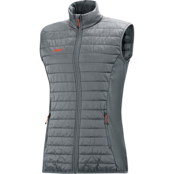 JAKO Steppweste Premium Damen (steingrau)