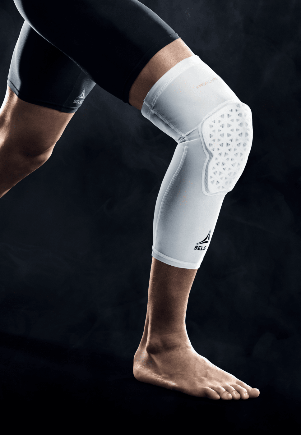 SELECT Kompressionsbandage Knie lang v23 (weiss)