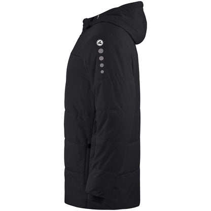 JAKO Coachjacke Team mit Kapuze (schwarz)