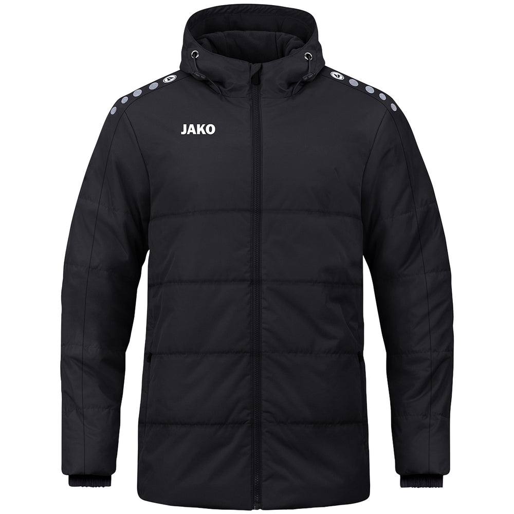 JAKO Coachjacke One mit Kapuze (schwarz)