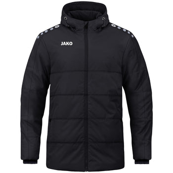 JAKO Coachjacke One mit Kapuze (schwarz)