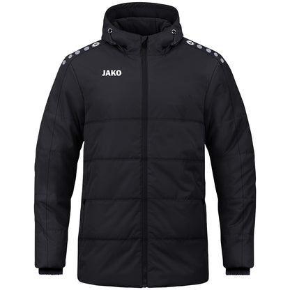JAKO Coachjacke One mit Kapuze (schwarz)