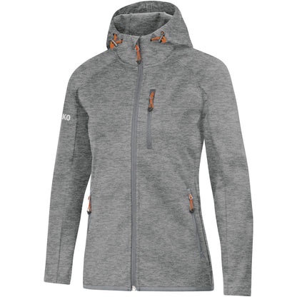 JAKO Softshelljacke Light Damen (grau meliert)