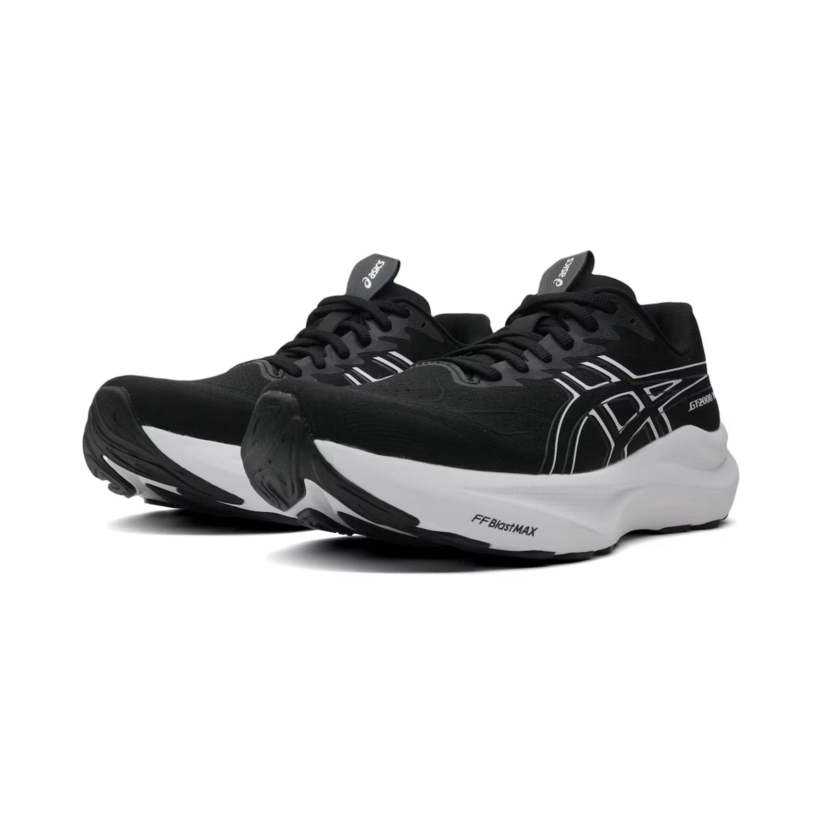 ASICS Laufschuhe GT-2000 14 Herren Schwarz + Gratis-Laufsocken