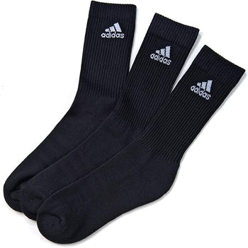 ADIDAS AdiCrew Socken 3 Paar Schwarz Gr. 35-38