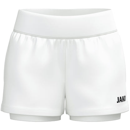JAKO 2-in-1 Short One Damen (weiß)