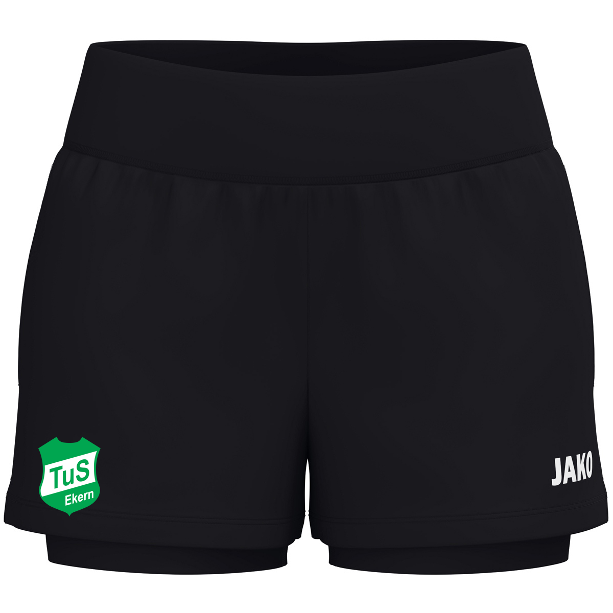 TuS Ekern 2 in 1 Short  Damen Schwarz