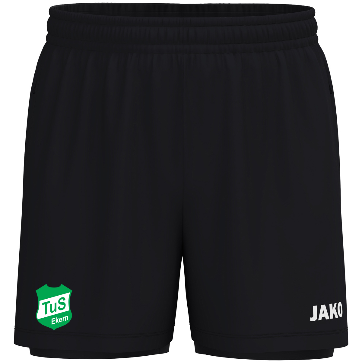 TuS Ekern 2 in 1 Short  Herren Schwarz
