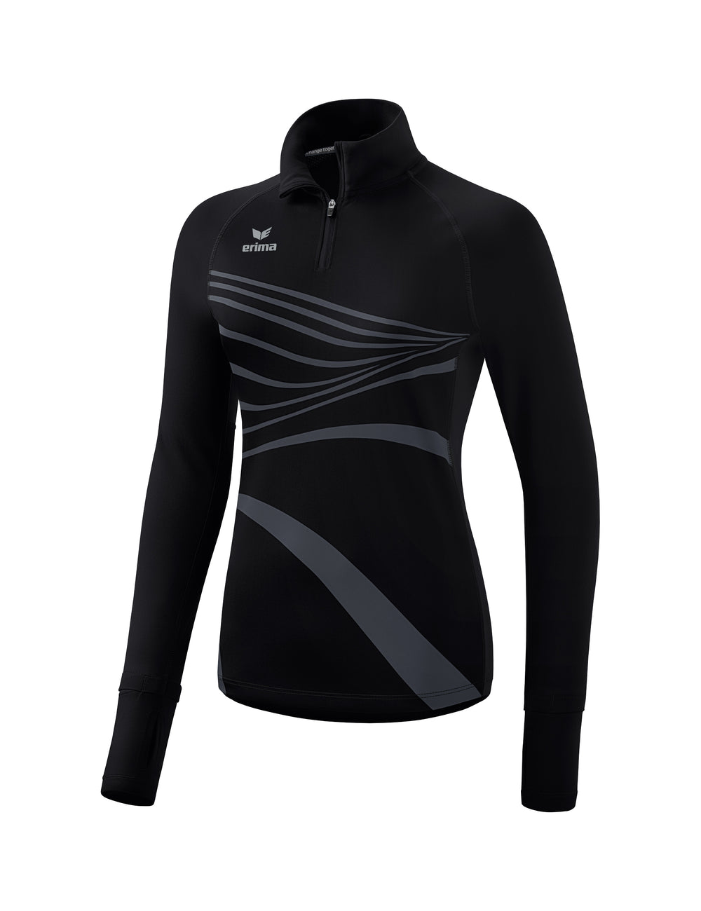 ERIMA RACING Longsleeve Damen Schwarz