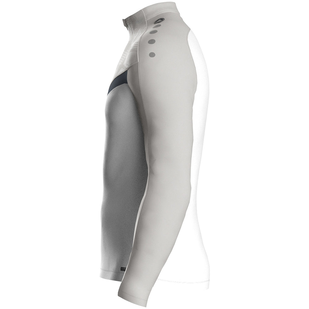 JAKO Ziptop Iconic (weiß/soft grey/anthra light)