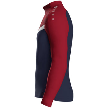 JAKO Ziptop Iconic (marine/chili rot)