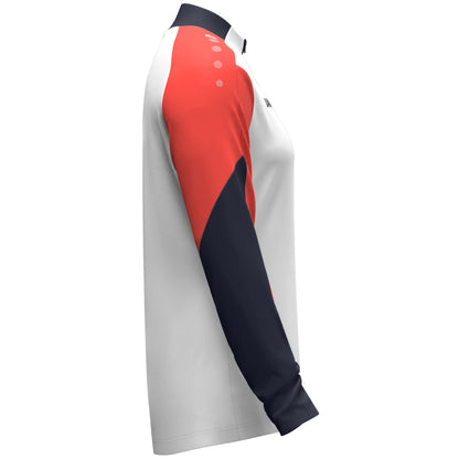 JAKO Ziptop Dynamic Damen (weiß/coral/marine)