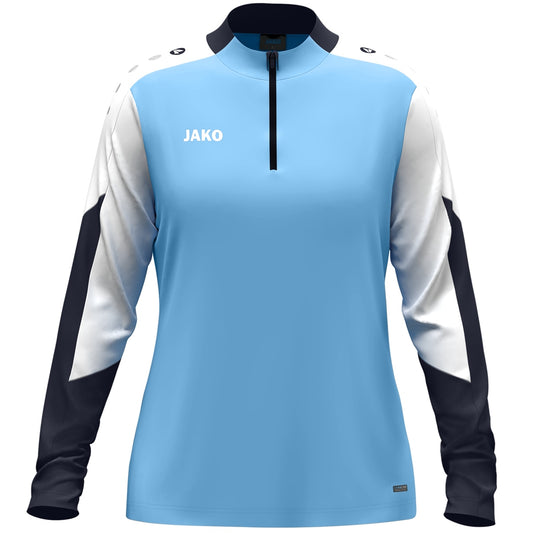 JAKO Ziptop Dynamic Damen (skyblue/weiß/marine)