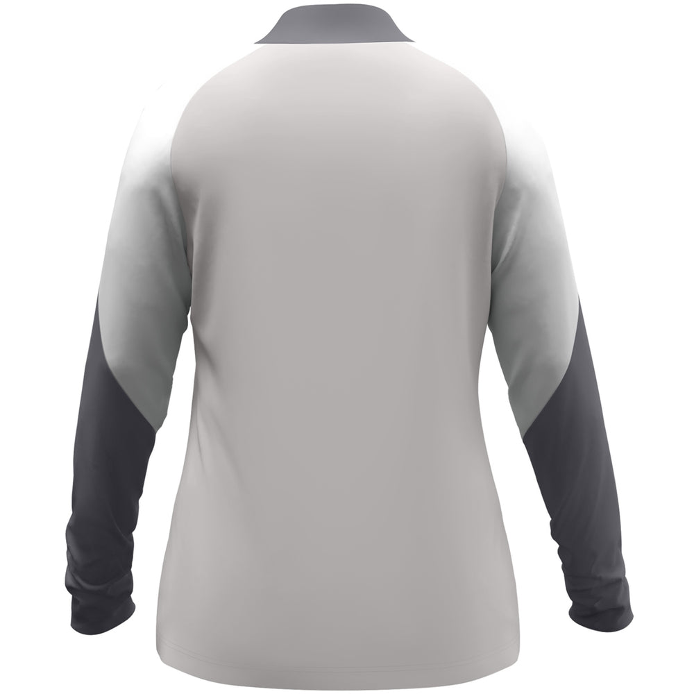 JAKO Ziptop Dynamic Damen (hellgrau/weiß/grau)