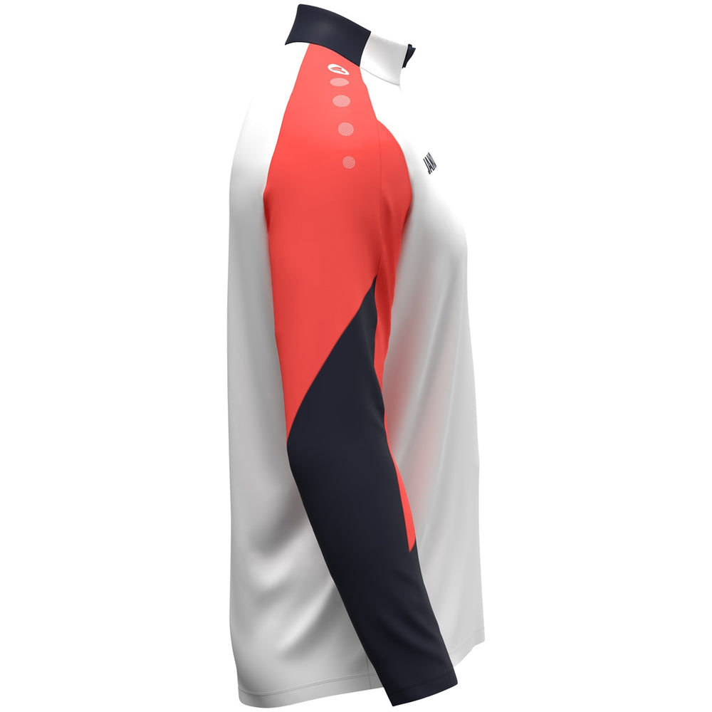 JAKO Ziptop Dynamic (weiß/coral/marine)