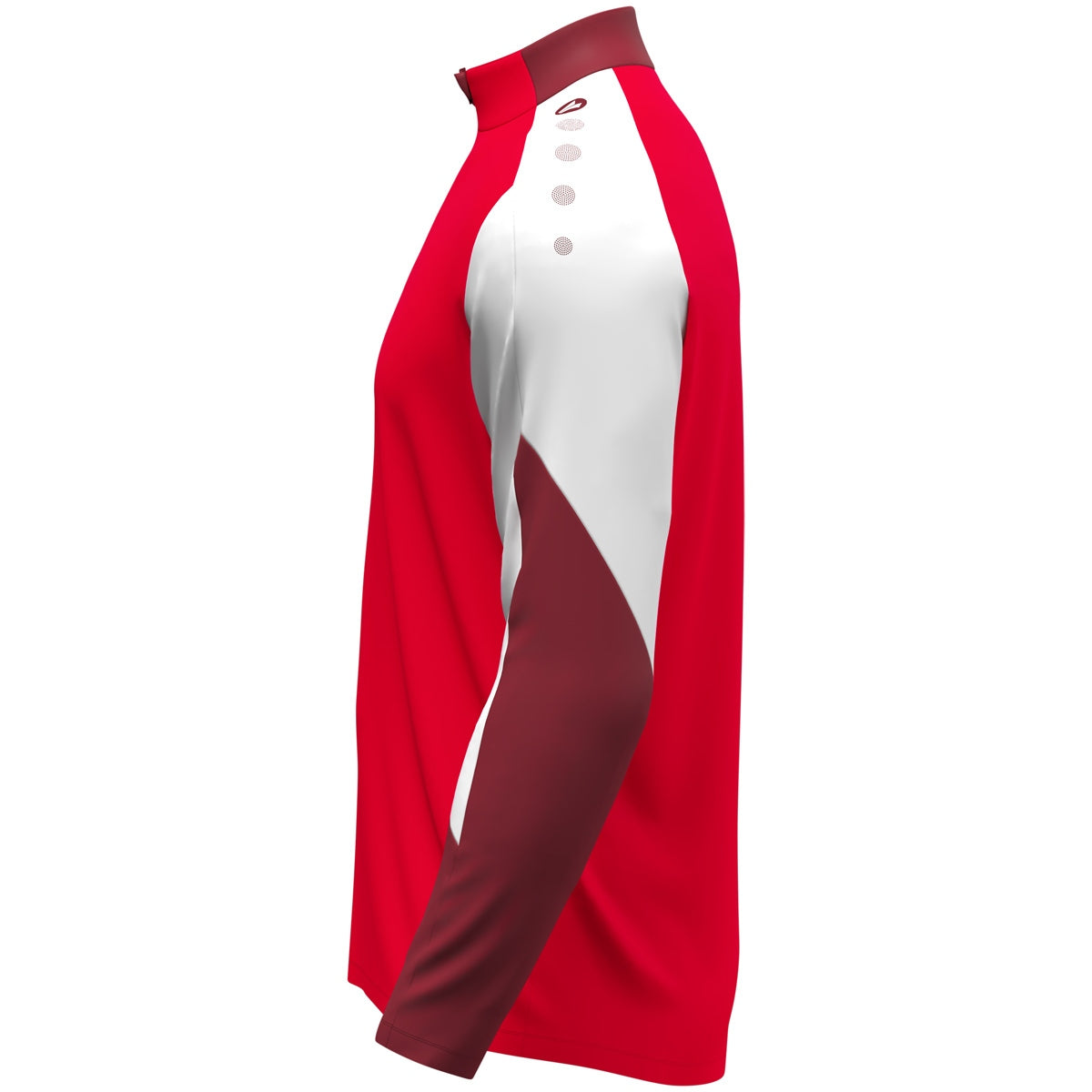 JAKO Ziptop Dynamic (rot/weiß/dunkelrot)