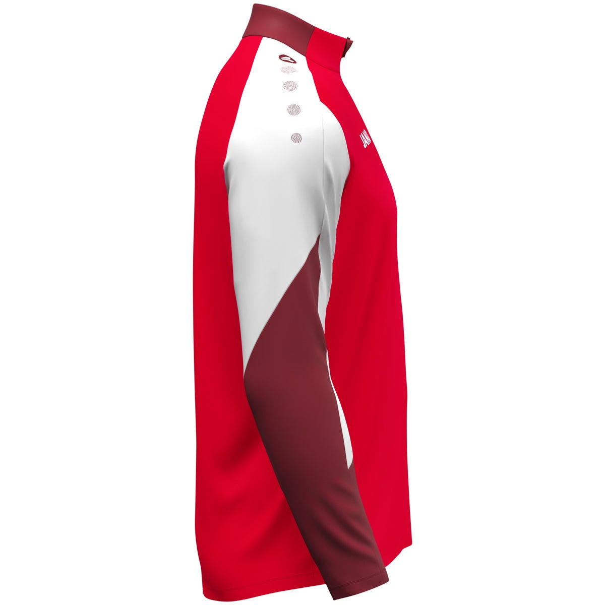 JAKO Ziptop Dynamic (rot/weiß/dunkelrot)
