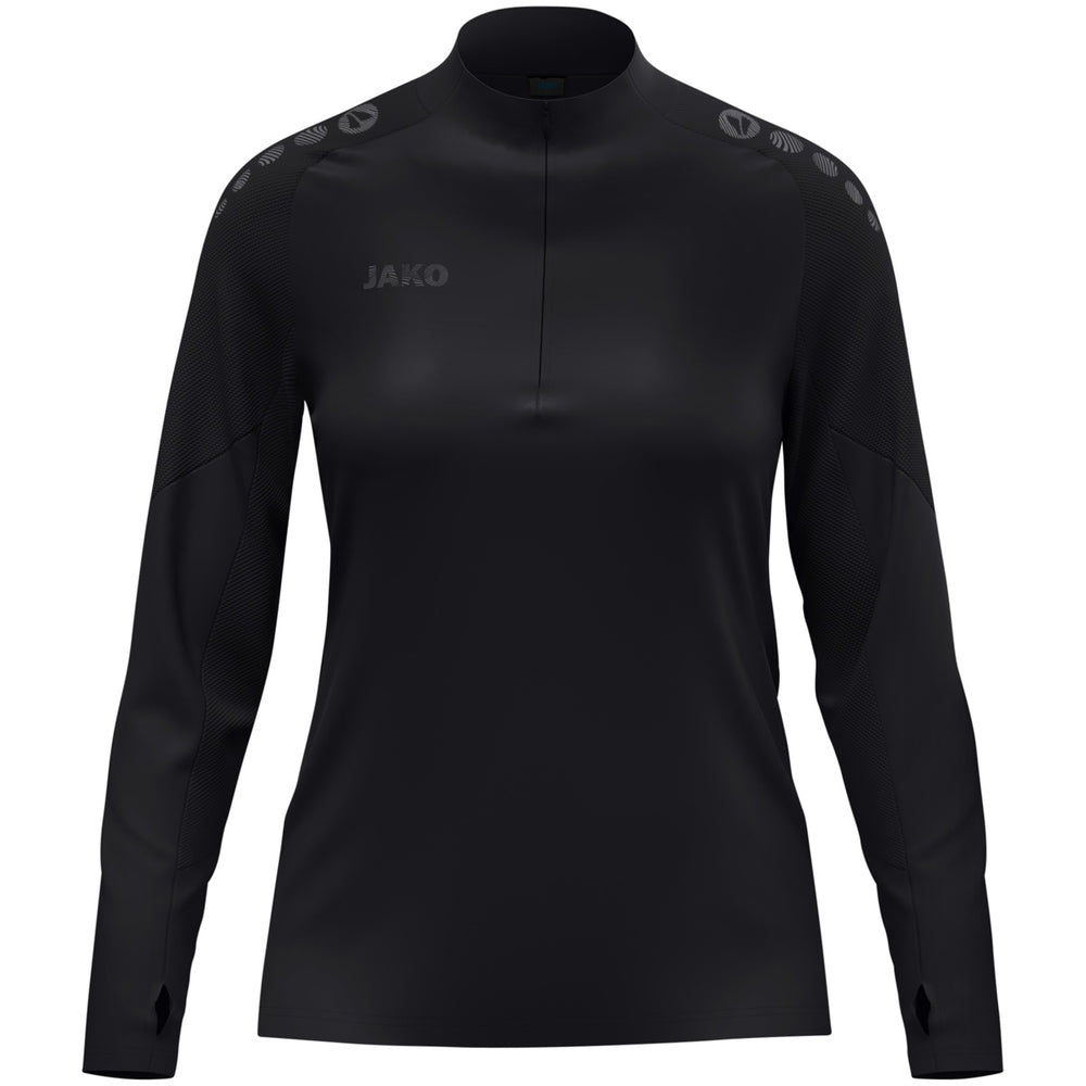 JAKO Ziptop Light Flow Damen (schwarz)