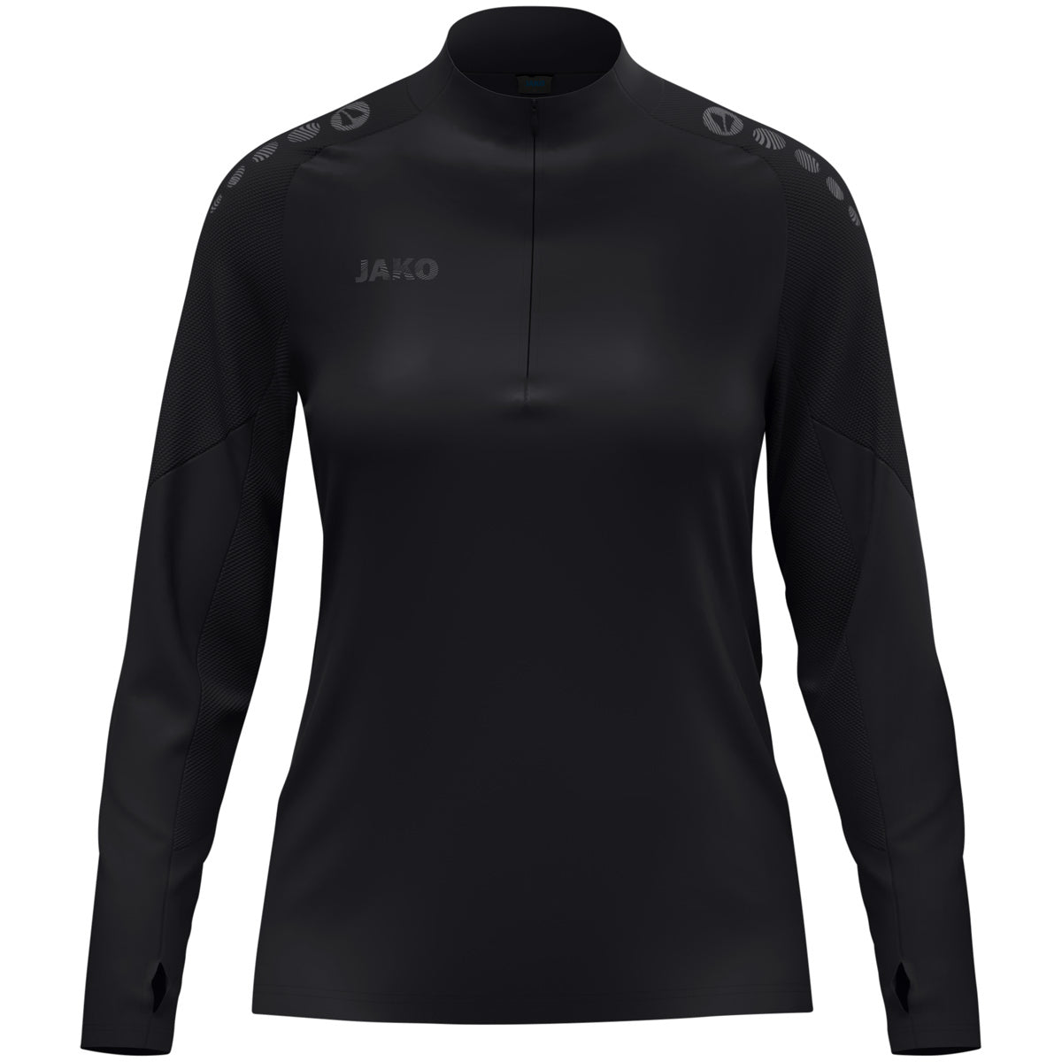 JAKO Ziptop Light Flow Damen (schwarz)