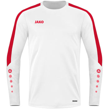 JAKO Sweat Power (weiß/rot)